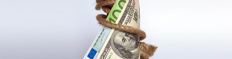 資金を分散してリスク管理イメージ