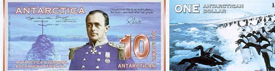 南極のお金イメージ