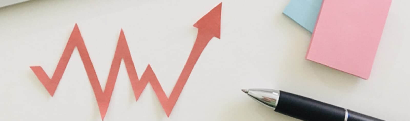 水平ラインの下値支持線イメージ