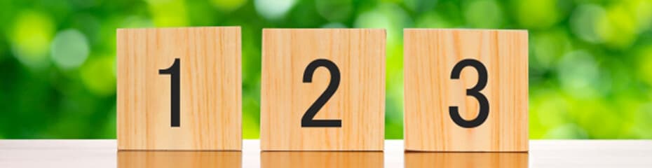 予測するための3つの確認イメージ