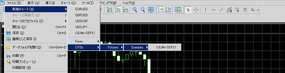 MT4/MT5に原油を表示2イメージ