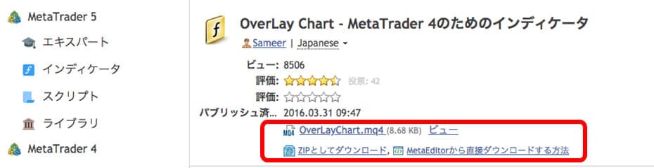 OverLayChartステップ01イメージ